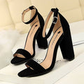 Black 4 inch heels